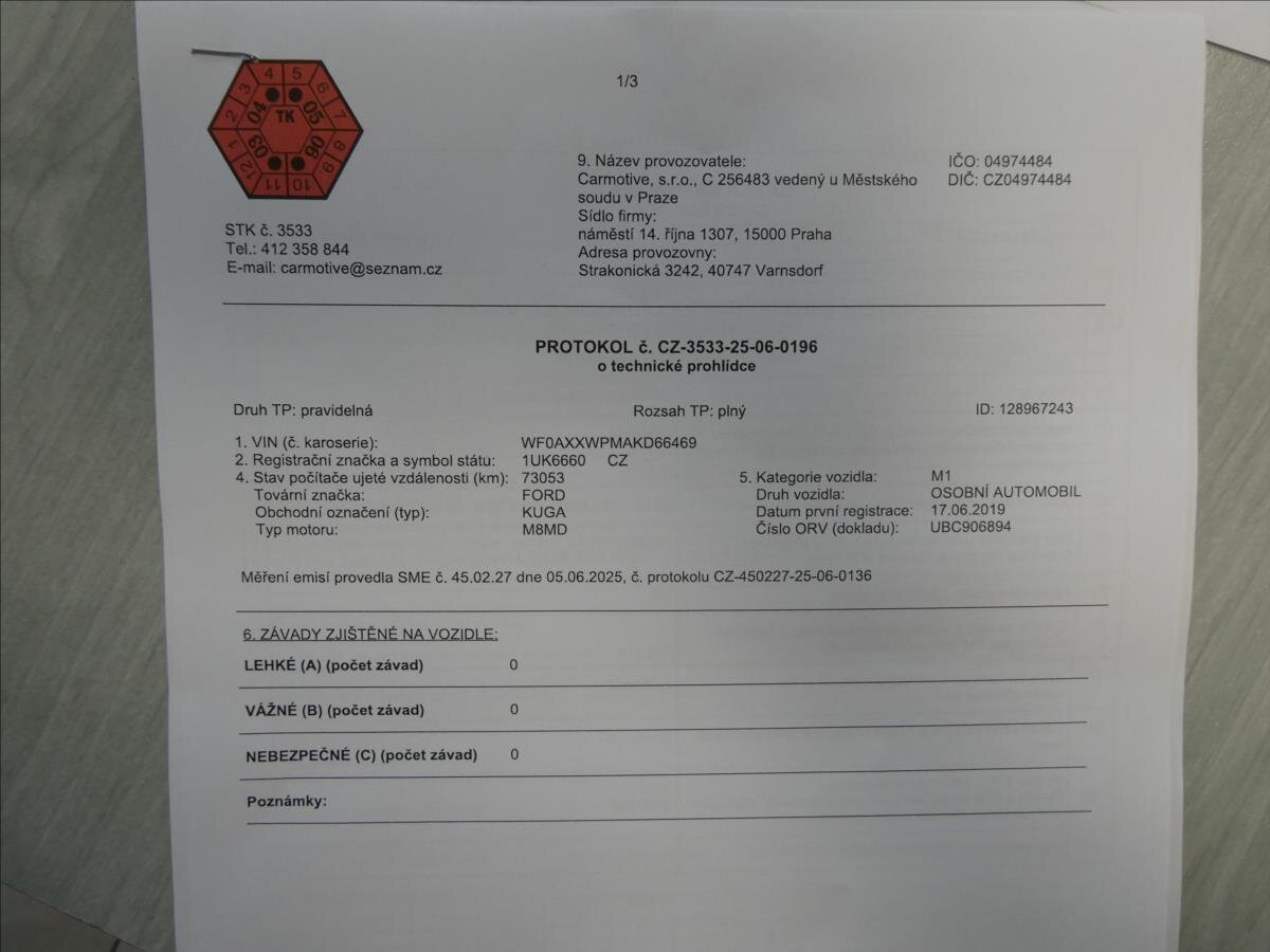 Ford Kuga SUV 1,5 l 110 kw