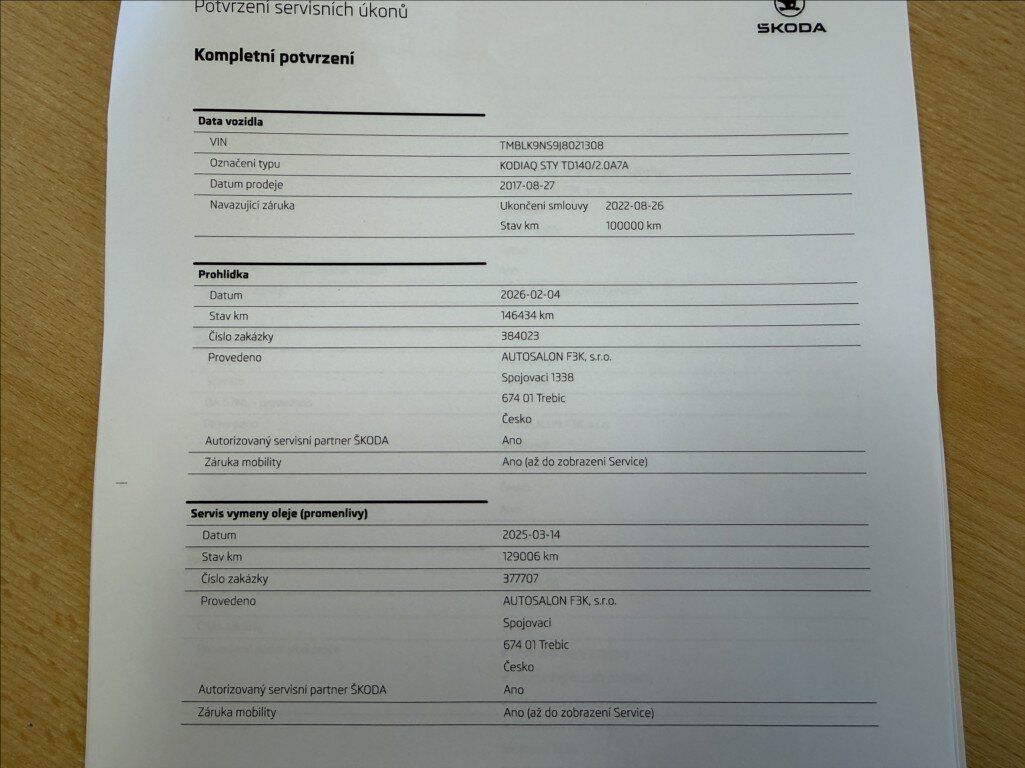 Škoda Kodiaq SUV / Terénní 2,0 l 140 kw