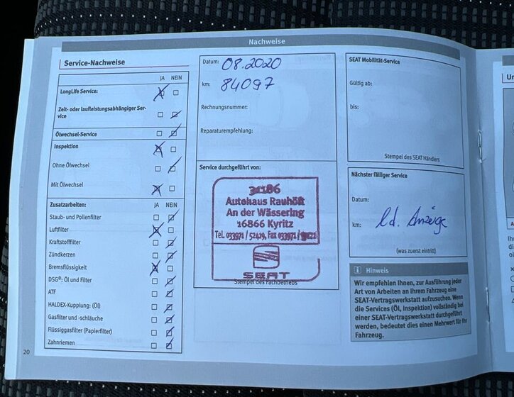 Seat Alhambra MPV 1,4 l 110 kw