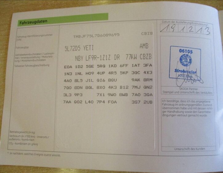 Škoda Yeti SUV / Terénní 1,2 l 77 kw