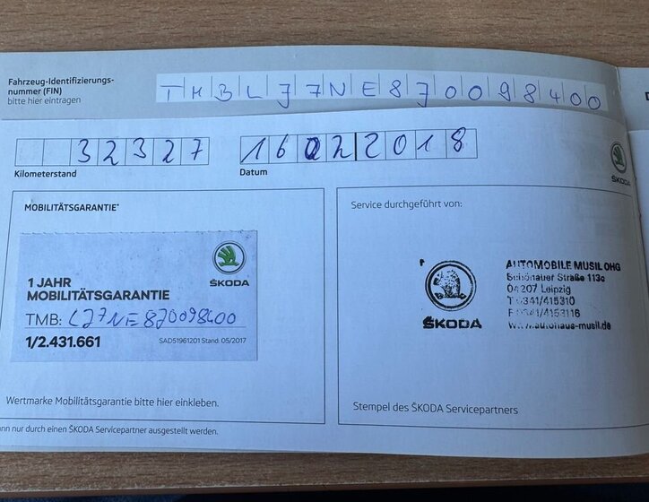 Škoda Octavia Kombi 2,0 l 110 kw