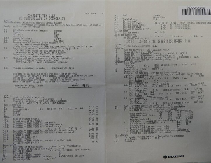 Suzuki Jimny SUV / Terénní 1,3 l 62 kw