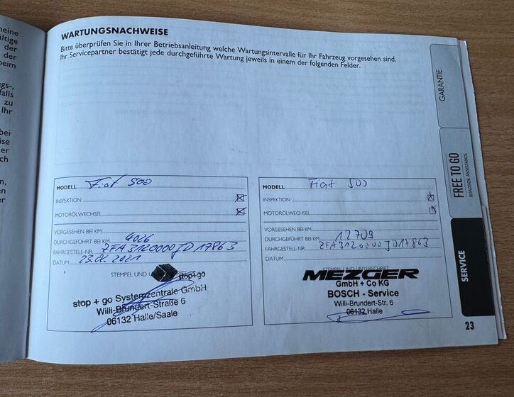 Fiat 500 Hatchback 1,2 l 51 kw