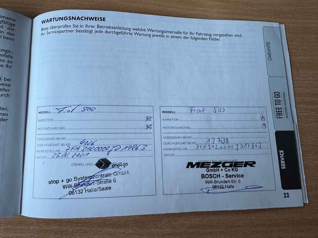 Fiat 500 Hatchback 1,2 l 51 kw