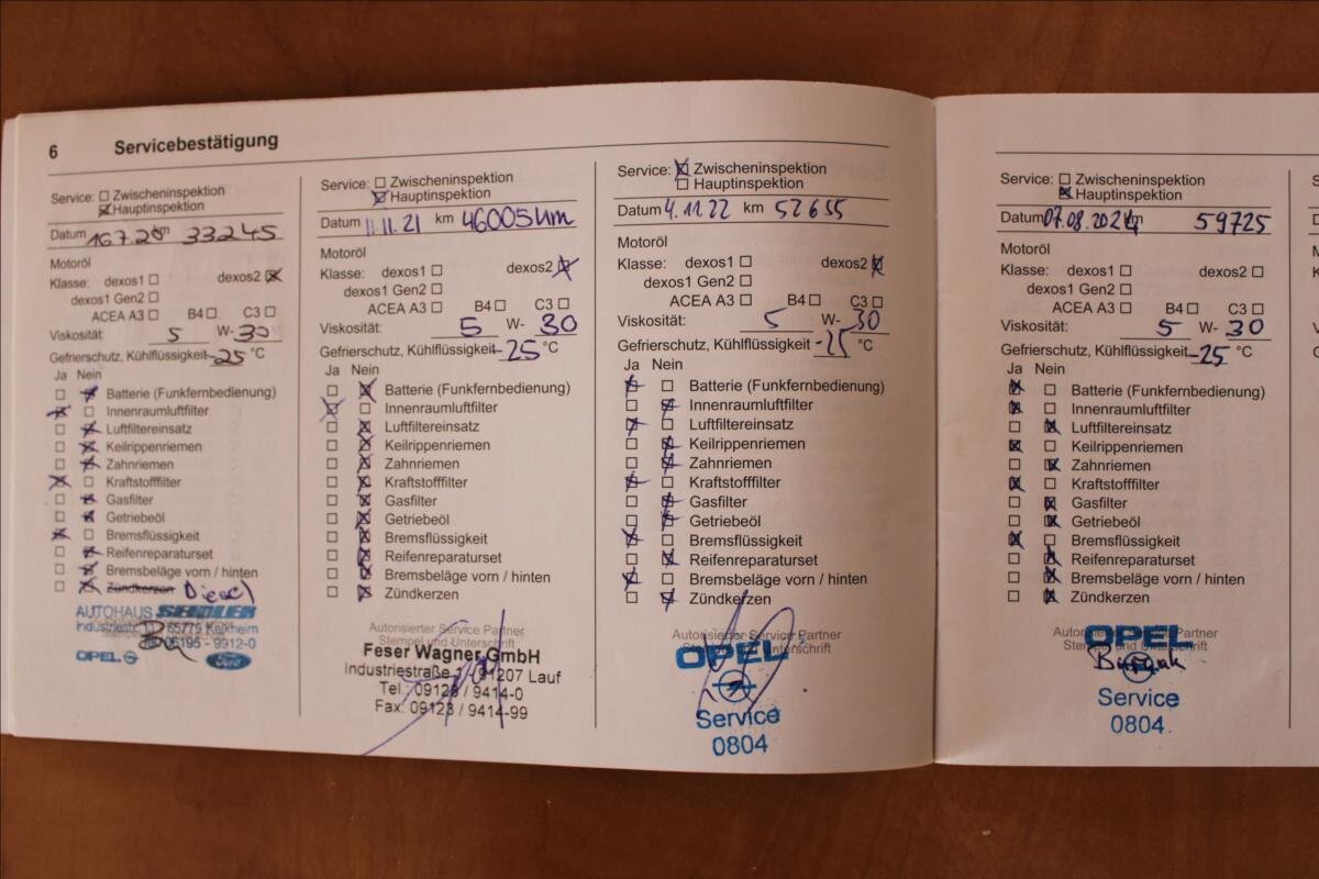 Opel Zafira MPV 1,6 l 88 kw