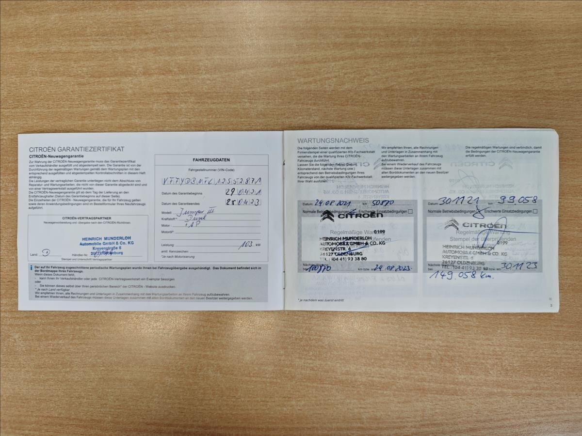 Citroën Jumper Skříň 2,2 l 103 kw