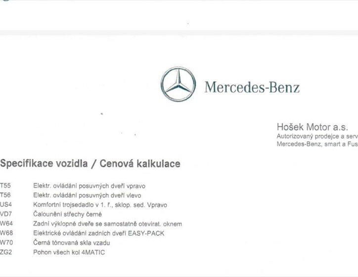 Mercedes-Benz Třídy V 78