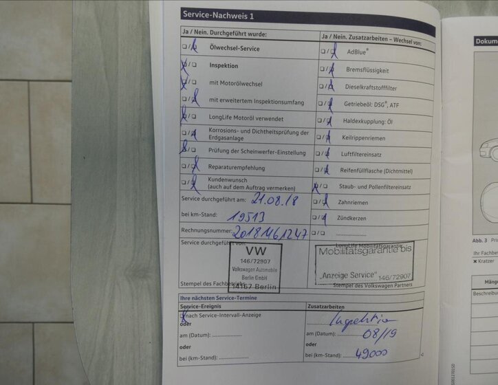 Volkswagen Touran MPV 1,4 l 110 kw