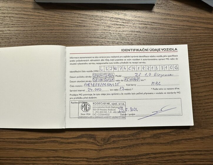 MG ZS SUV / Terénní 999,0 82 kw