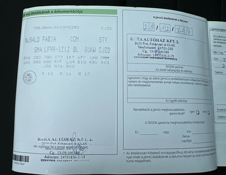 Škoda Fabia Kombi 1,2 l 81 kw