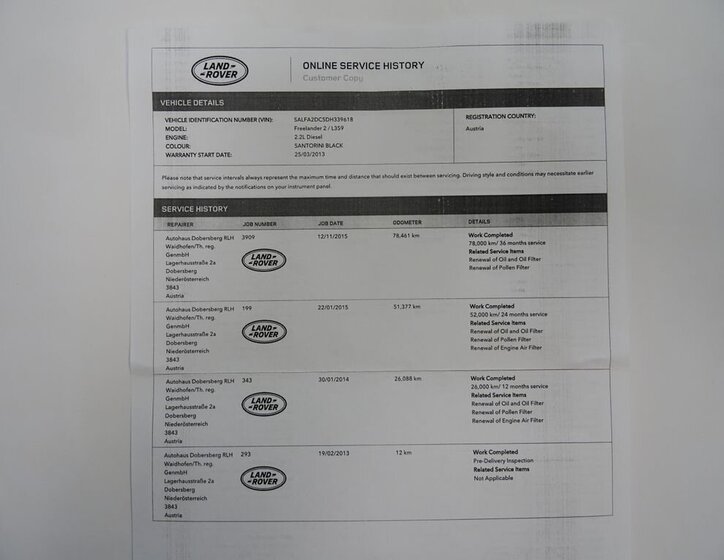 Land Rover Freelander SUV / Terénní 2,2 l 110 kw