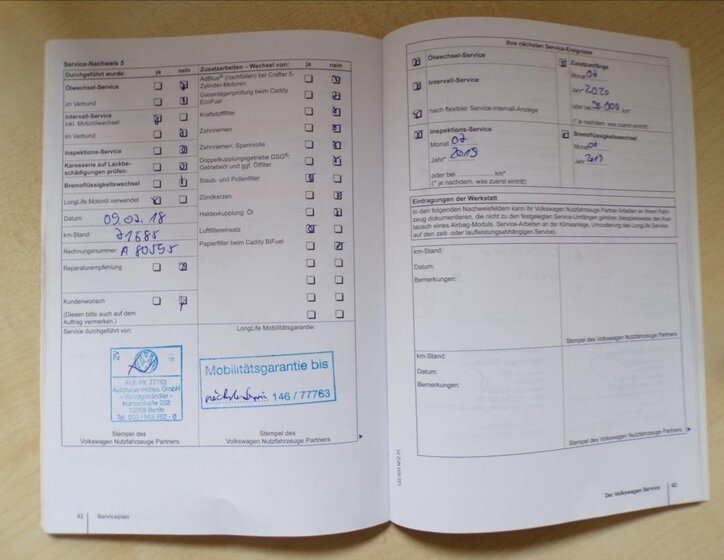 Volkswagen Caddy Kombi 2,0 l 103 kw