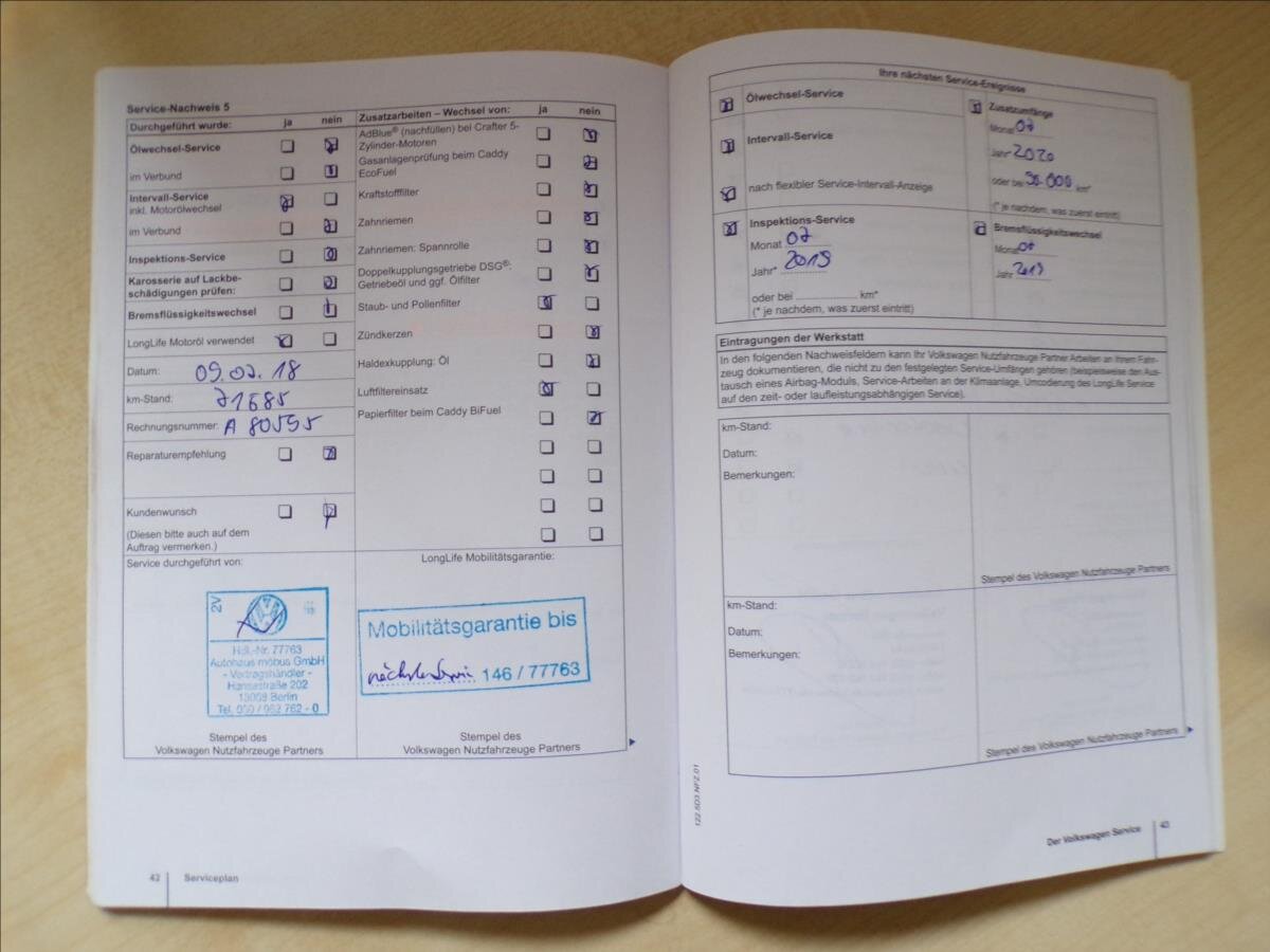 Volkswagen Caddy Kombi 2,0 l 103 kw