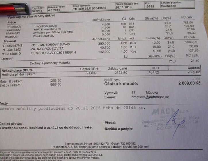 Škoda Fabia Hatchback 1,2 l 63 kw