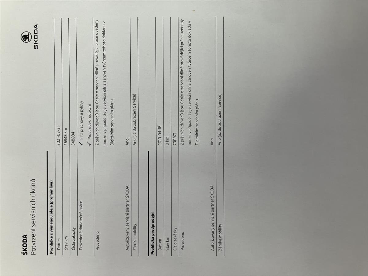 Škoda Superb Liftback 2,0 l 110 kw