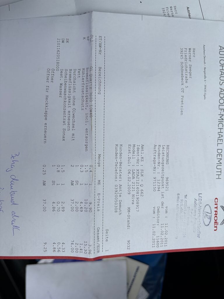 Lada Niva SUV 1,7 l 60 kw