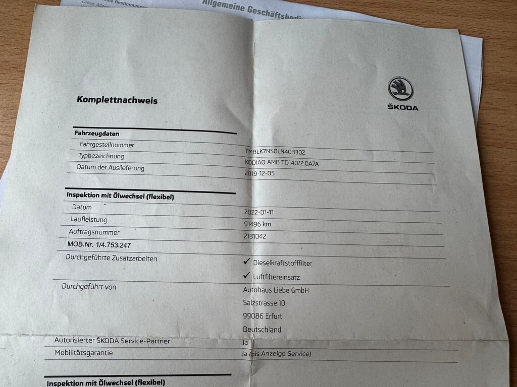 Škoda Kodiaq SUV / Terénní 2,0 l 140 kw