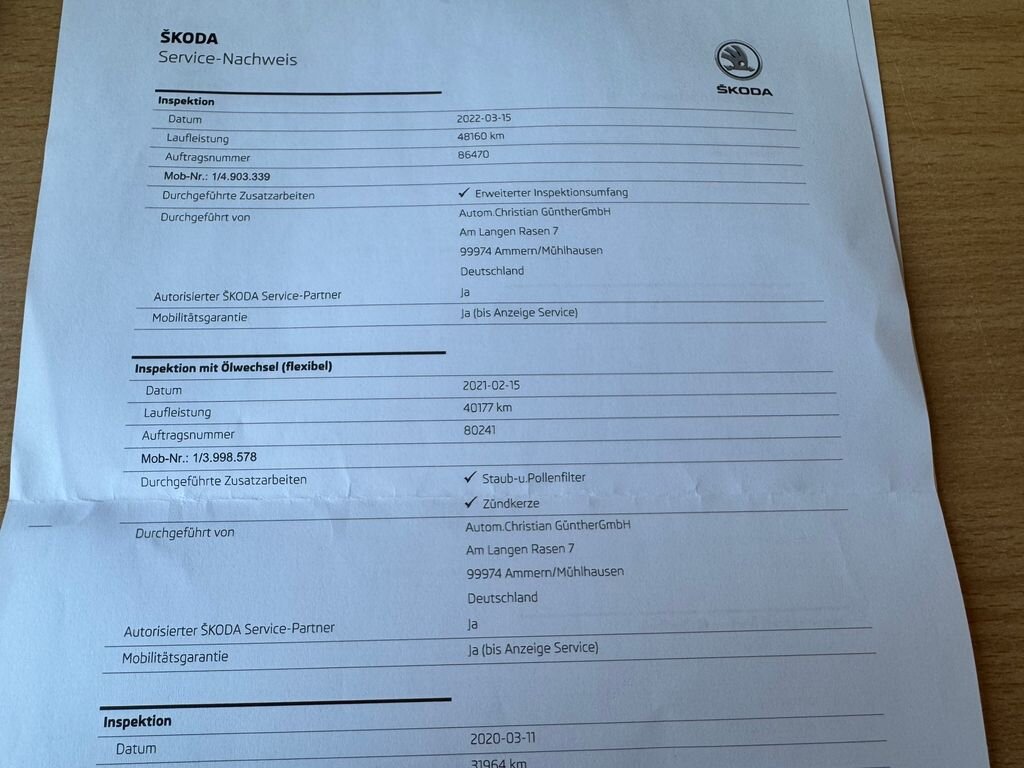 Škoda Superb Kombi 1,4 l 110 kw