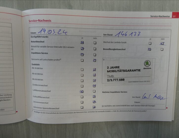 Škoda Octavia Kombi 1,4 l 90 kw