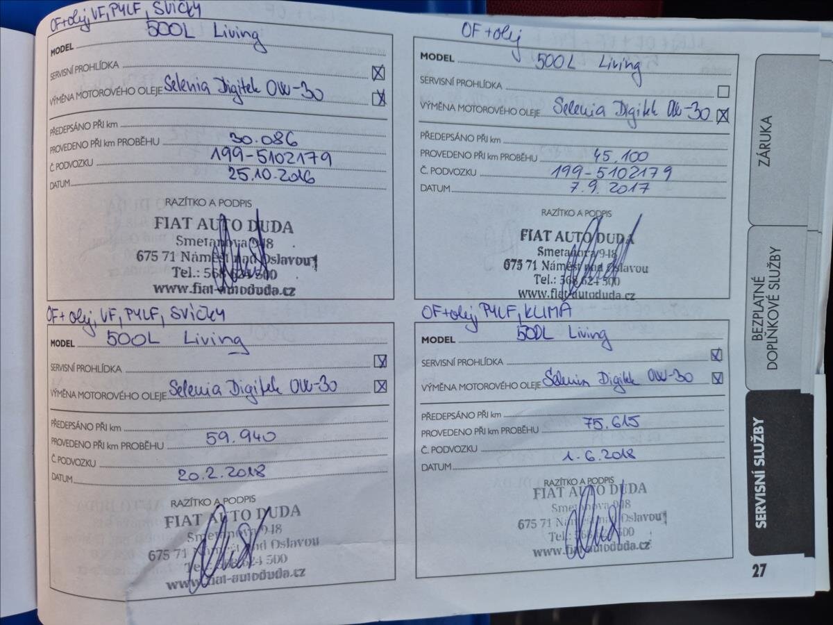 Fiat 500 Kombi 875,0 77 kw