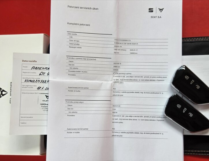 Cupra Formentor SUV / Terénní 2,0 l 140 kw