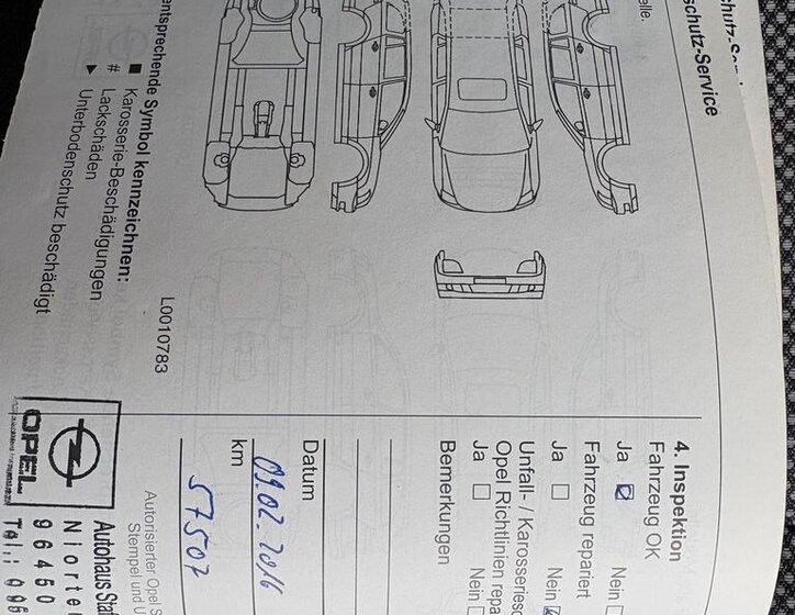 Opel Zafira MPV 1,6 l 110 kw