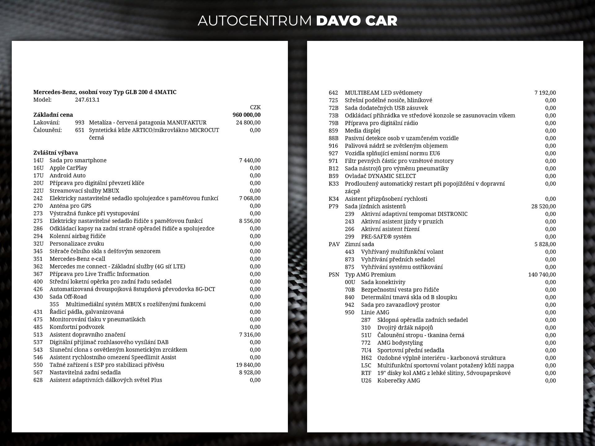 Mercedes-Benz GLB SUV 2,0 l 110 kw