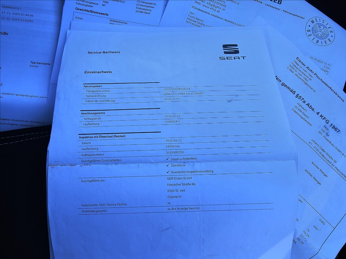 Seat Leon Kombi 1,5 l 110 kw