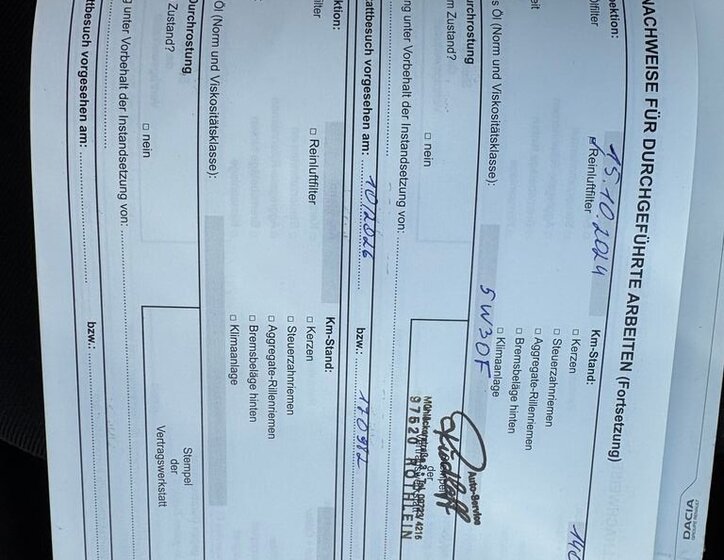 Dacia Duster SUV / Terénní 1,6 l 77 kw