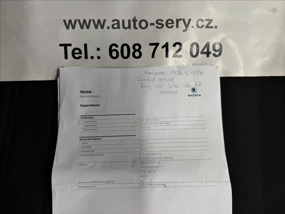 Škoda Octavia Kombi 1,4 l 81 kw