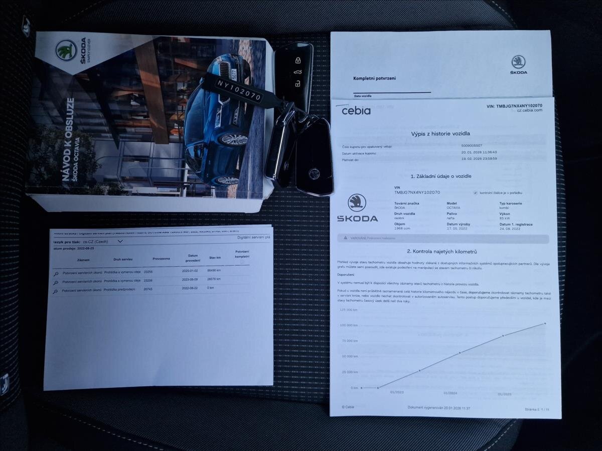 Škoda Octavia Kombi 2,0 l 85 kw