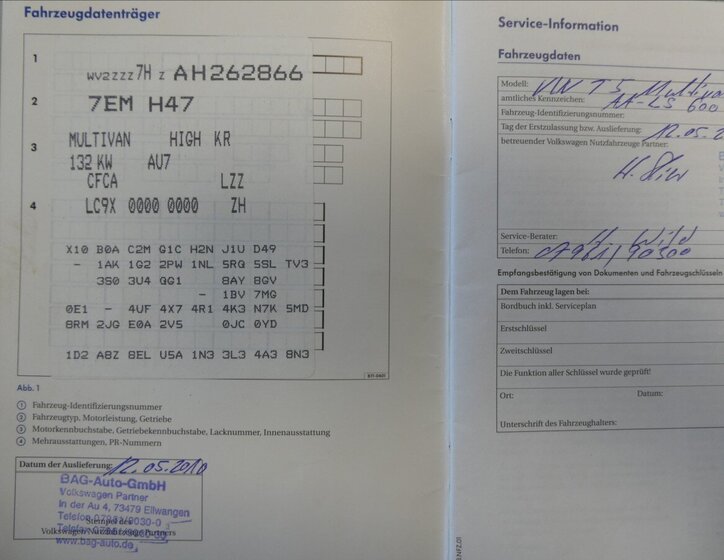 Volkswagen Multivan Ostatní 2,0 l 132 kw