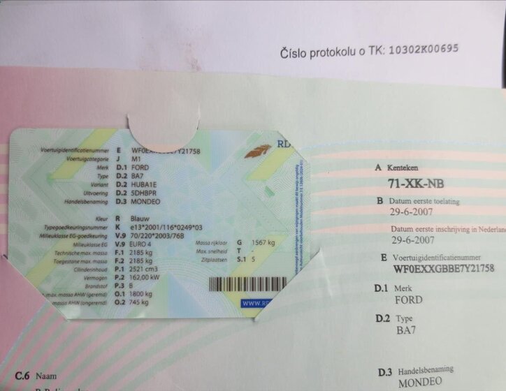 Ford Mondeo Liftback 2,5 l 162 kw