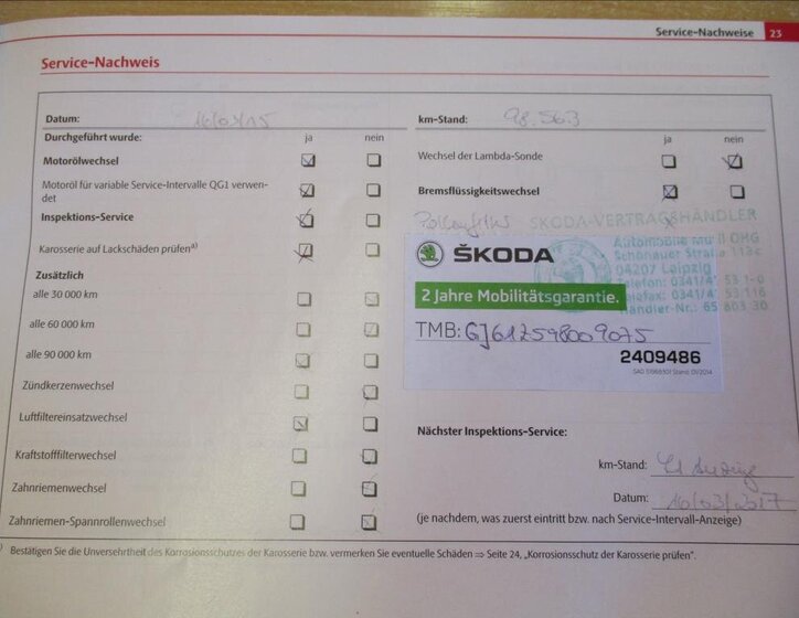 Škoda Octavia Kombi 1,4 l 90 kw