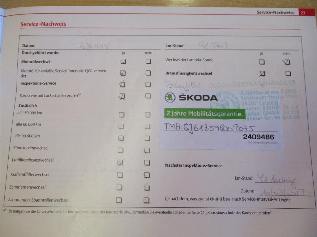 Škoda Octavia Kombi 1,4 l 90 kw