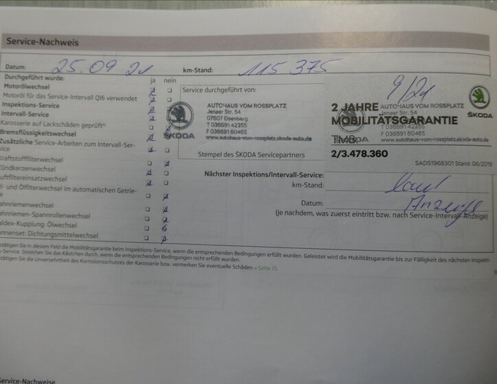 Škoda Fabia Hatchback 1,2 l 63 kw