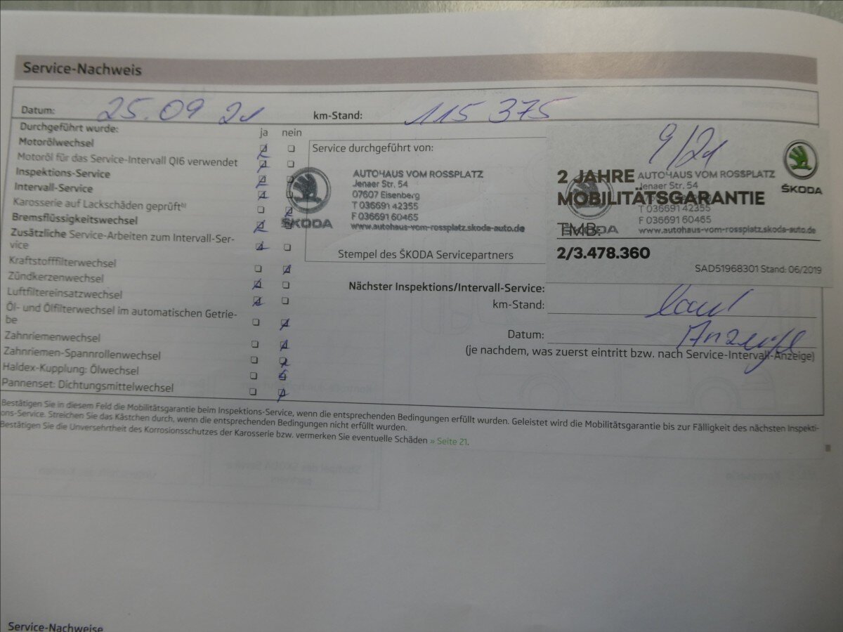 Škoda Fabia Hatchback 1,2 l 63 kw