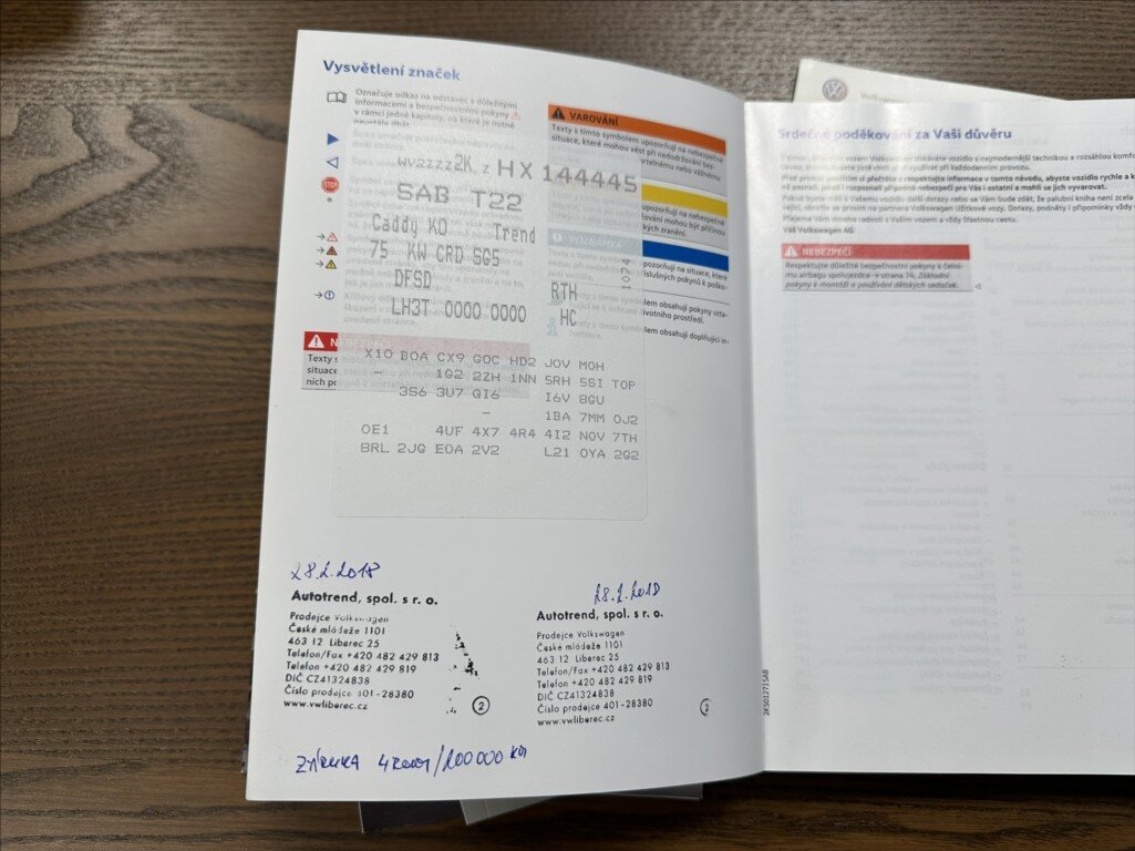 Volkswagen Caddy Kombi 2,0 l 75 kw