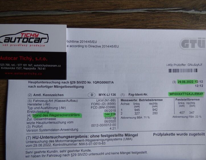 Ford Transit Ostatní 2,0 l 125 kw