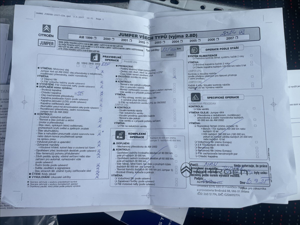 Citroën Jumper Ostatní 2,2 l 103 kw