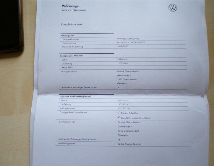 Volkswagen Passat Kombi 1,6 l 88 kw
