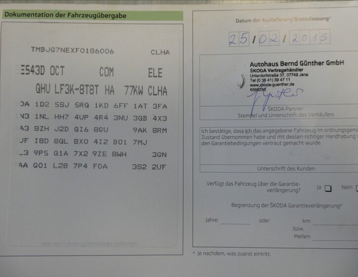 Škoda Octavia Kombi 1,6 l 77 kw