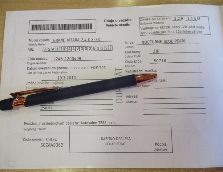 Suzuki Grand Vitara SUV / Terénní 2,4 l 124 kw