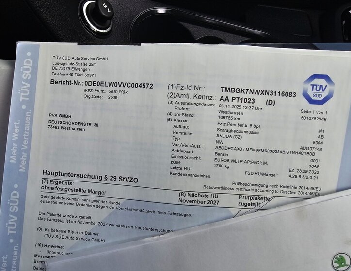 Škoda Kamiq Kombi 1,5 l 110 kw