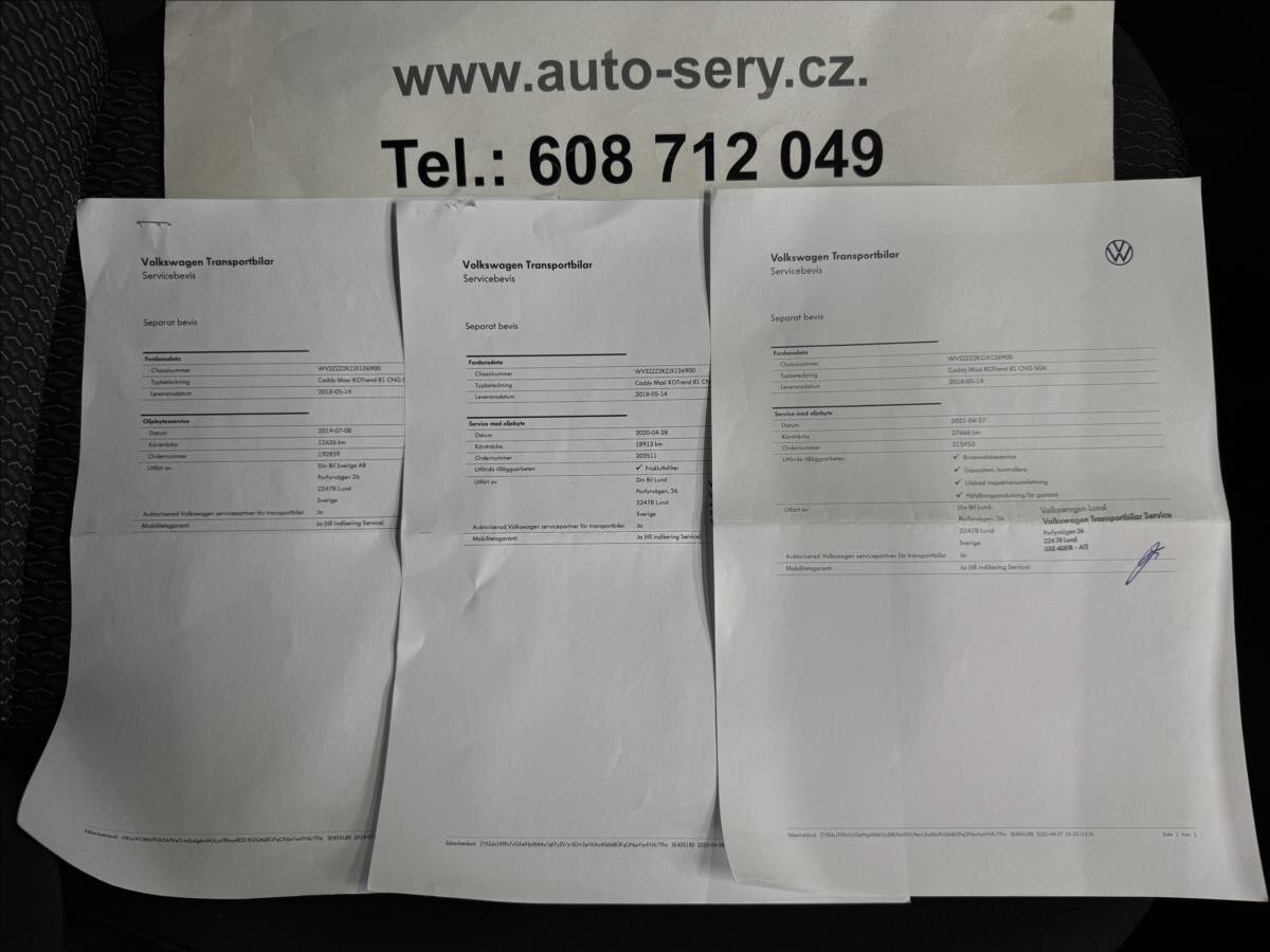 Volkswagen Caddy Kombi 1,4 l 81 kw