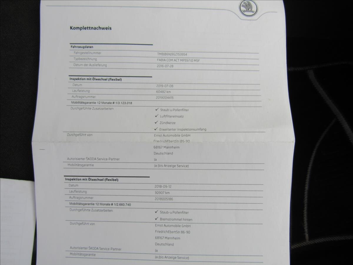 Škoda Fabia Kombi 999,0 55 kw