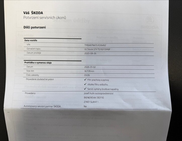 Škoda Octavia Liftback 1,5 l 110 kw