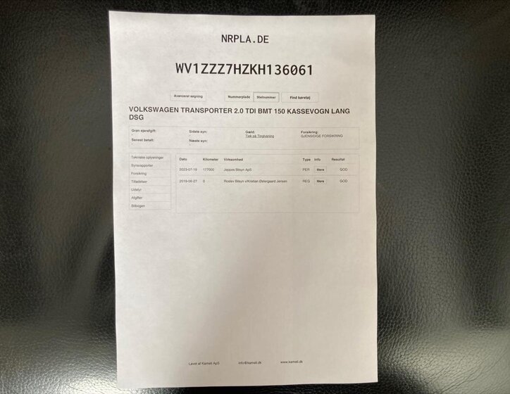 Volkswagen Transporter Kombi 2,0 l 110 kw