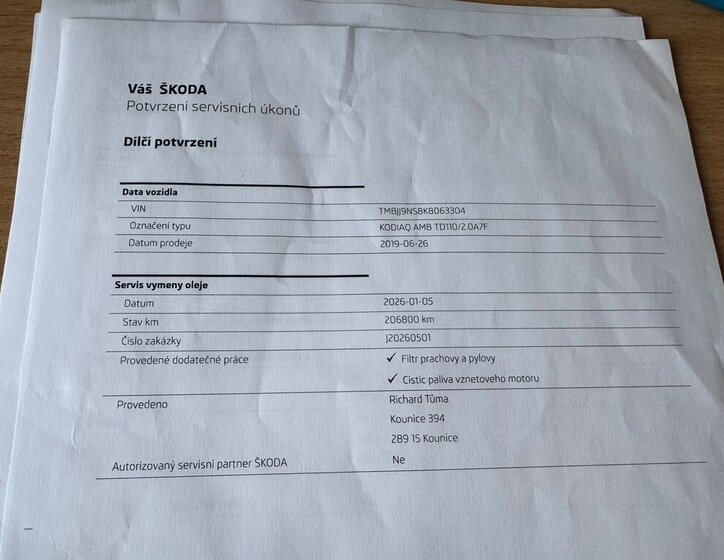 Škoda Kodiaq SUV / Terénní 2,0 l 110 kw