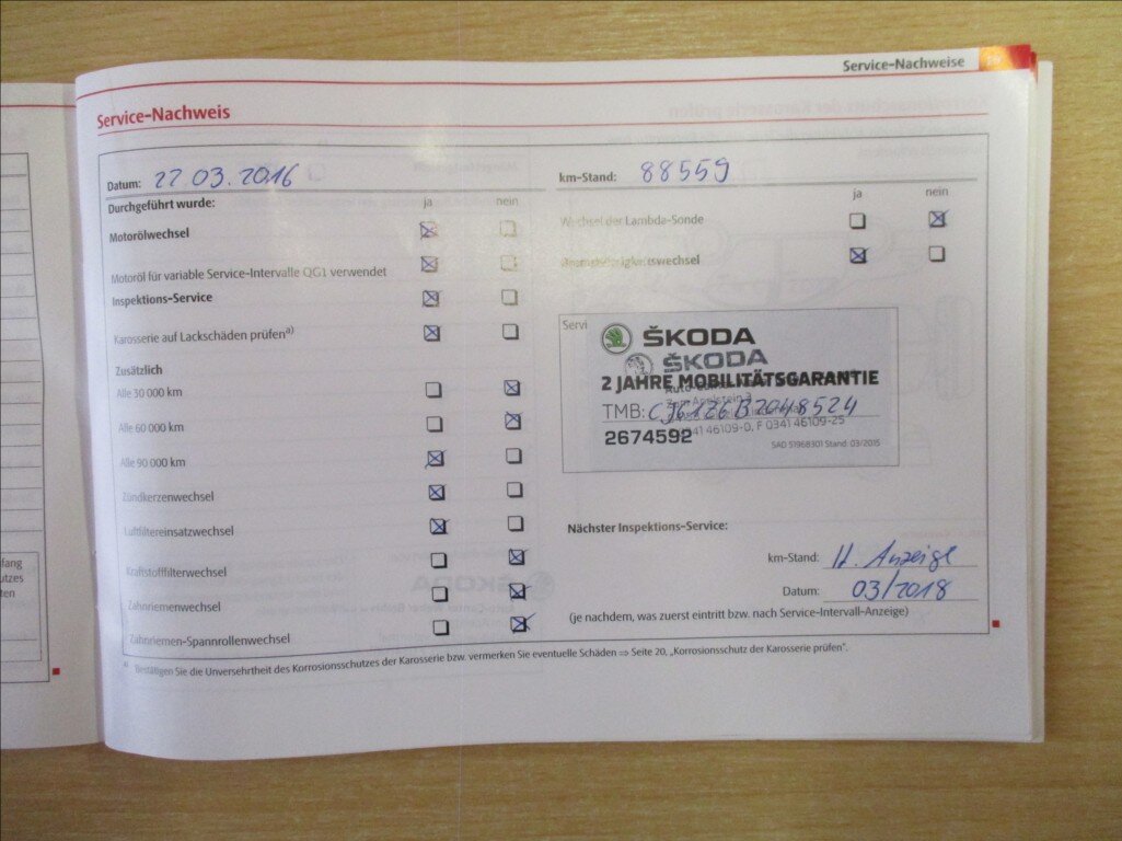 Škoda Octavia Sedan 1,4 l 90 kw